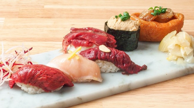 浅草橋 酒肴 肉寿司