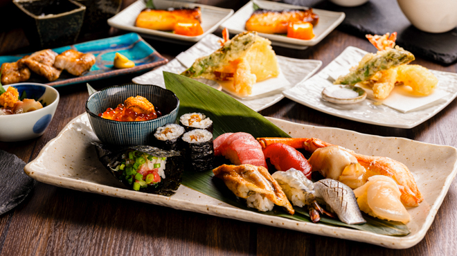 北海寿司と天ぷら すし山 新宿